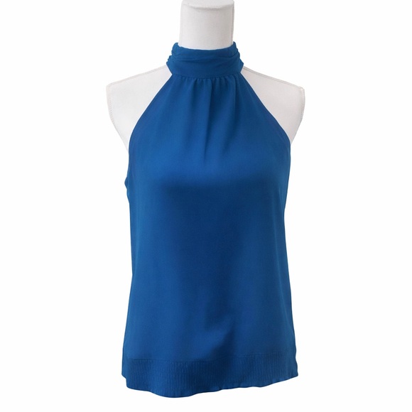 New York & Company Tops - Stunning Teal Blue Chiffon Top by New York & Company Small S NEW NWT